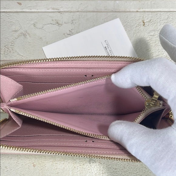 Louis Vuitton  Studded Clemence Damier Azur Wallet - Picture 7 of 16